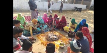 डाली बाई मूर्ति स्थापना अनुष्ठान का शुभारंभ